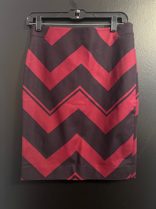 The Limited Dresses & Skirts - The Limited Berry Plum Chevron Pencil Skirt